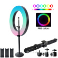 Kit de luz de preenchimento de mesa de anel Rgb de 6 polegadas